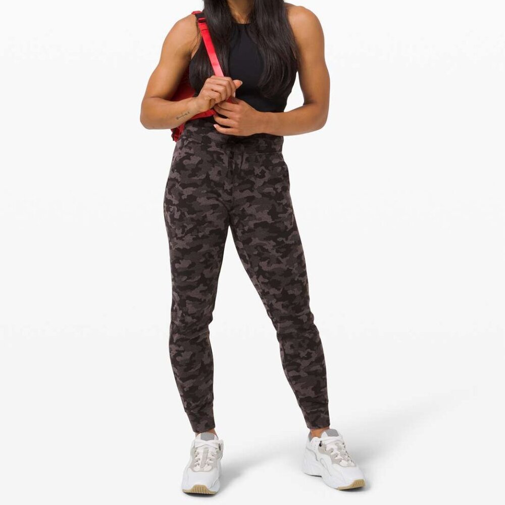 Lululemon Black Camo Ready To‎ Rulu Jogger Pants